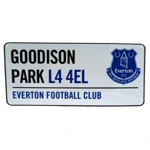 Everton streetsign Goodison Road 